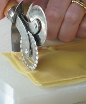 Trim Every Edge With Serrated Cutter to Seal